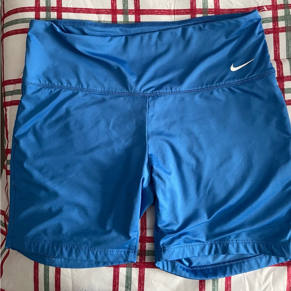 Nike Women's Vibrant Blue Athletic Shorts